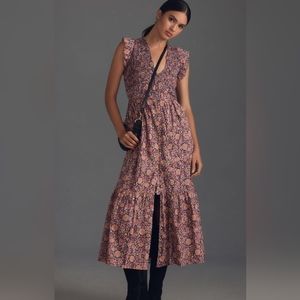 Anthropologie Maxi Floral dress